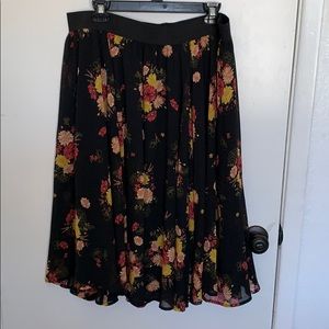 Torrid Floral Midi Skirt